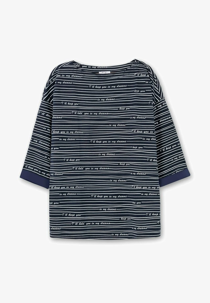 Sheego Langarmshirt - Nachtblau Gemustert 7 Sheego Langarmshirt - Nachtblau Gemustert – Bild 5