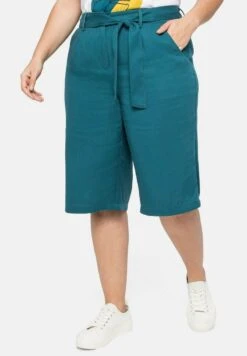 Sheego Shorts - Dunkelpetrol