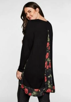 Sheego Tunika - Schwarz -Sheego ec01e1f2a5ff4e68aa5302b3b5b73cf6