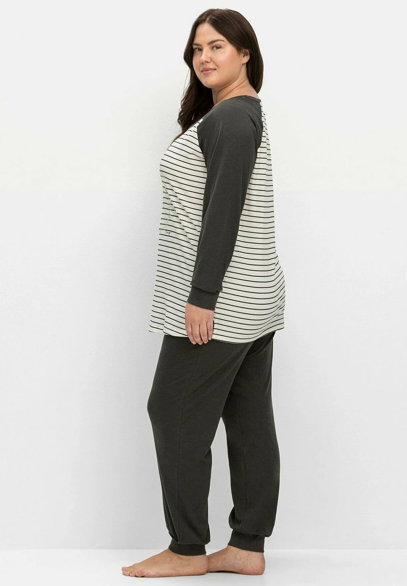 Sheego SET - Nachtwäsche Set - Anthrazit Meliert 7 Sheego SET - Nachtwäsche Set - Anthrazit Meliert – Bild 5