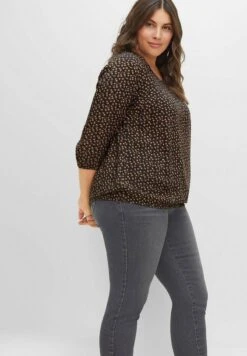 Sheego Tunika - Nachtblau Bedruckt -Sheego ec850456243b41bdb7ea56e31134f16a