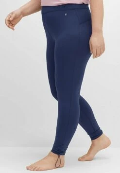 Sheego Tights - Marine -Sheego ecb2fdad86b34e28a871068a48aa6e0c