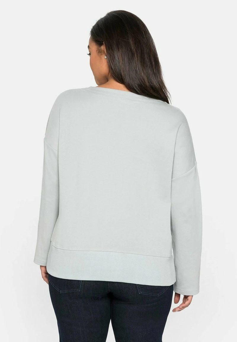 Sheego LANGARM - Langarmshirt - Hellgrau 5 Sheego LANGARM - Langarmshirt - Hellgrau – Bild 3