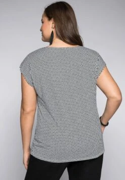 Sheego T-Shirt Print - Black/ White 10 Sheego T-Shirt Print - Black/ White -Sheego ed84dda53248483cb8970527fab9c68c