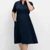 Sheego Blusenkleid - Nachtblau -Sheego ee19aed072324790ab8ca8e4a86bd965