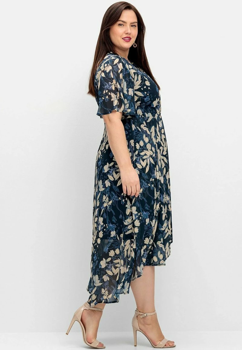 Sheego Freizeitkleid - Nachtblau Gemustert 6 Sheego Freizeitkleid - Nachtblau Gemustert – Bild 4