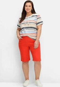 Sheego Shorts - Rot -Sheego ef6522fe89a34ab9916baff077318a3e