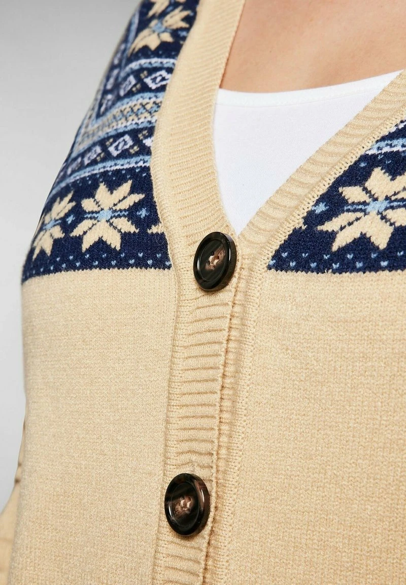 Sheego Strickjacke - Hellbeigefarben 6 Sheego Strickjacke - Hellbeigefarben – Bild 4