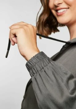 Sheego Kapuzenpullover - Rauchgrau -Sheego f08b39aa4a4e4389a8f659d358f300ba