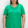 Sheego T-Shirt Basic - Blattgrün -Sheego f123809fbace445d8a17c87d30978fe0
