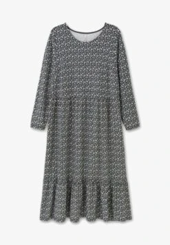 Sheego Freizeitkleid - Black/ White -Sheego f1c13ba5ca964e52b10ea543caac60d9