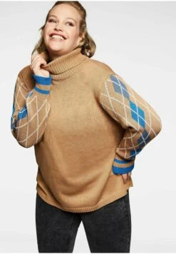 Sheego Strickpullover - Cappuccino -Sheego f2c3bfa2d0124e6fa6d91ff0cc4e25c9 1