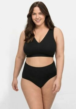 Sheego 35 Sheego 2 Pack - Bustier - Schwarz/weiß