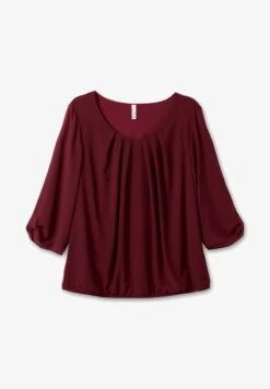 Sheego Bluse - Weinrot 12 Sheego Bluse - Weinrot -Sheego f37e358badb24fcfb871131797ddda13