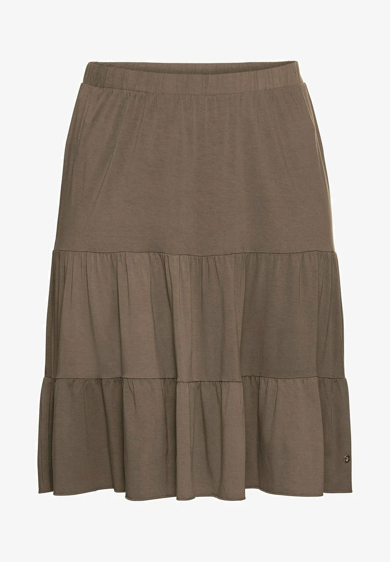 Sheego STRAND - A-Linien-Rock - Dunkeltaupe 8 Sheego STRAND - A-Linien-Rock - Dunkeltaupe – Bild 6