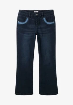 Sheego Jeans Bootcut - Dark Blue Used Denim 13 Sheego Jeans Bootcut - Dark Blue Used Denim -Sheego f5d8b0a47db640f794f7605f215ec7ca