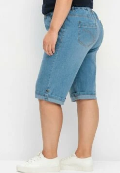 Sheego Jeans Shorts - Blue Bleached Denim 11 Sheego Jeans Shorts - Blue Bleached Denim -Sheego f621252b66b1438f9f457194b3ef67f6
