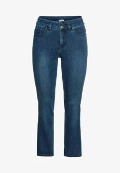 Sheego Jeans Tapered Fit - Dark Blue Denim 12 Sheego Jeans Tapered Fit - Dark Blue Denim -Sheego f656ba834610436b8c771dc7a35f0143