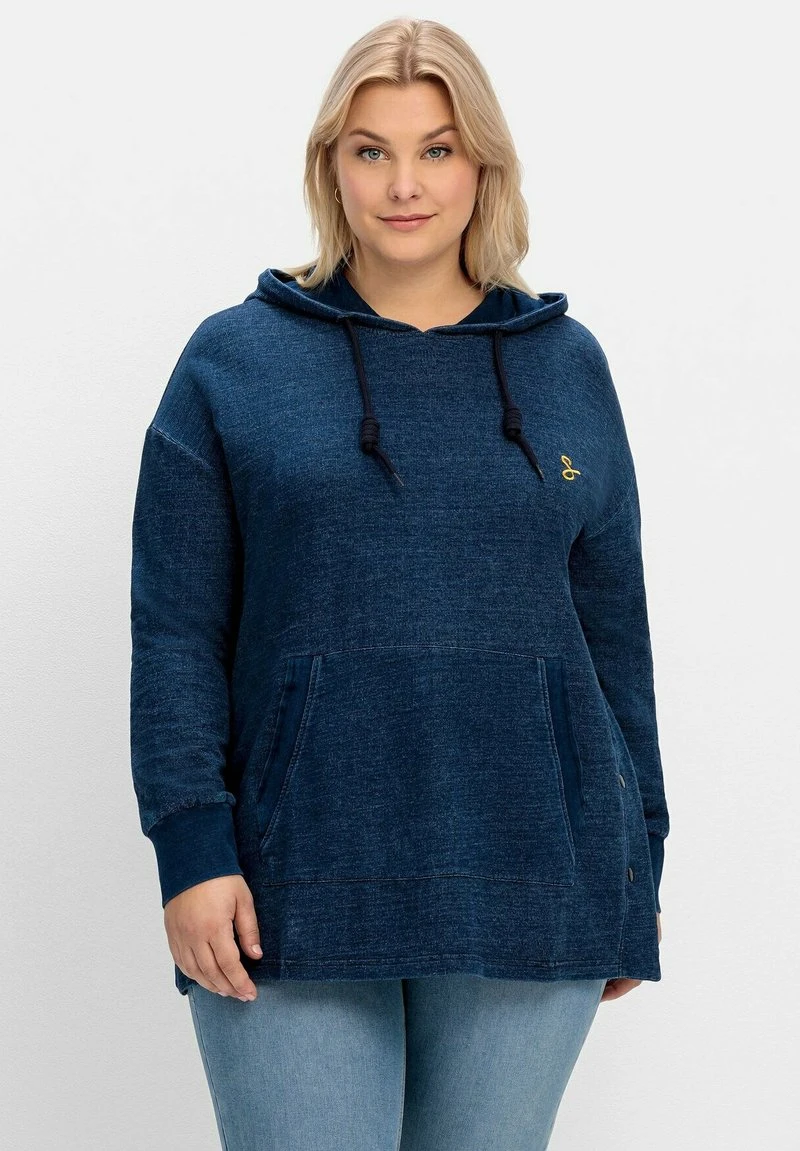 Sheego Kapuzenpullover - Dark Blue Denim 3 Sheego Kapuzenpullover - Dark Blue Denim