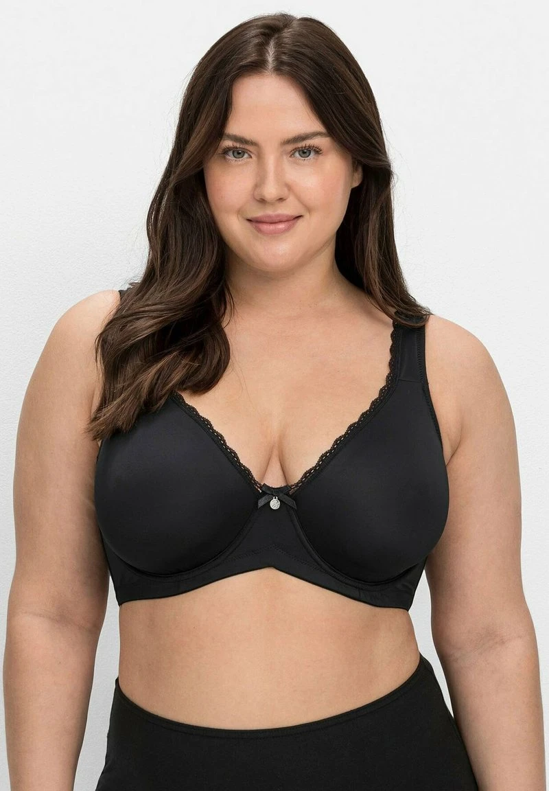 Sheego 2 PACK - Bügel BH - Schwarz Weiß 4 Sheego 2 PACK - Bügel BH - Schwarz Weiß – Bild 2