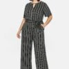 Sheego Jumpsuit - Schwarz Bedruckt -Sheego f784fec3ae744e86b84862e244b152d6