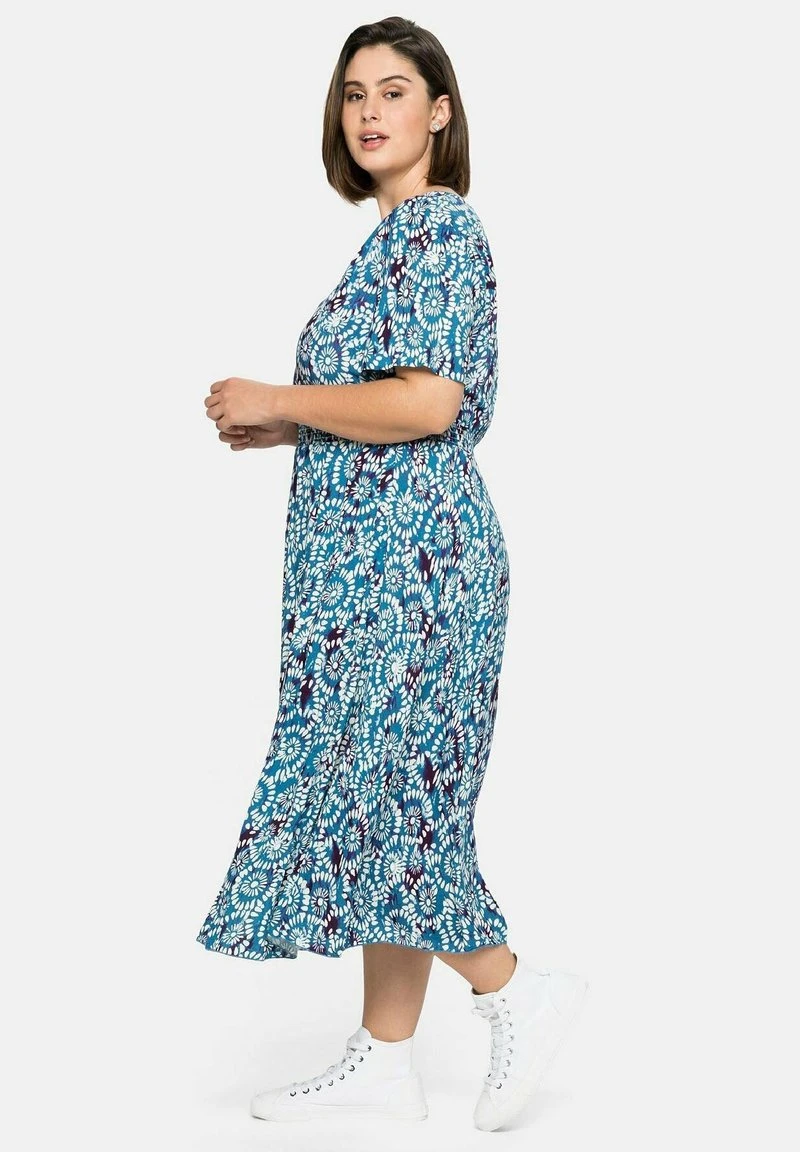 Sheego Freizeitkleid - Blau Bedruckt 5 Sheego Freizeitkleid - Blau Bedruckt – Bild 3