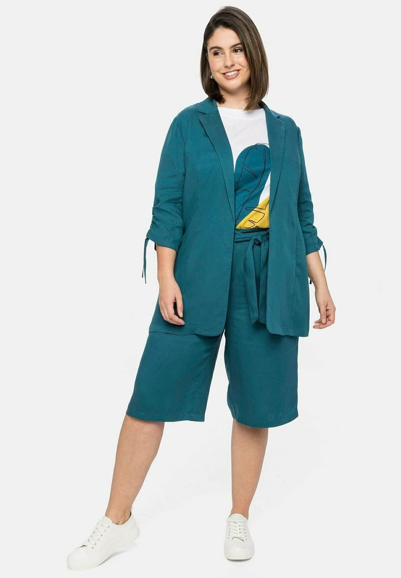 Sheego Shorts - Dunkelpetrol 4 Sheego Shorts - Dunkelpetrol – Bild 2