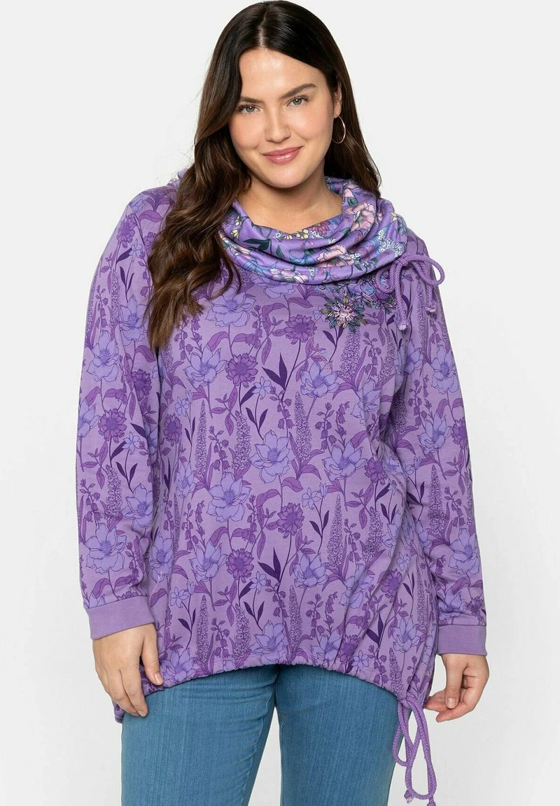 Sheego Sweatshirt - Pastelllila 8 Sheego Sweatshirt - Pastelllila – Bild 6