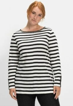 Sheego Langarmshirt - Schwarz Gestreift 13 Sheego Langarmshirt - Schwarz Gestreift -Sheego f87caddcc7d14e3283c9a8d34e8dd173 1