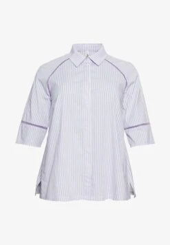 Sheego Hemdbluse - Lavendel Gestreift 12 Sheego Hemdbluse - Lavendel Gestreift -Sheego fa0994ed4a1346e48877cf07228fe380