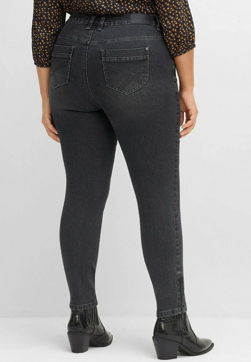 Sheego Jeans Slim Fit - Grey Denim 5 Sheego Jeans Slim Fit - Grey Denim – Bild 3