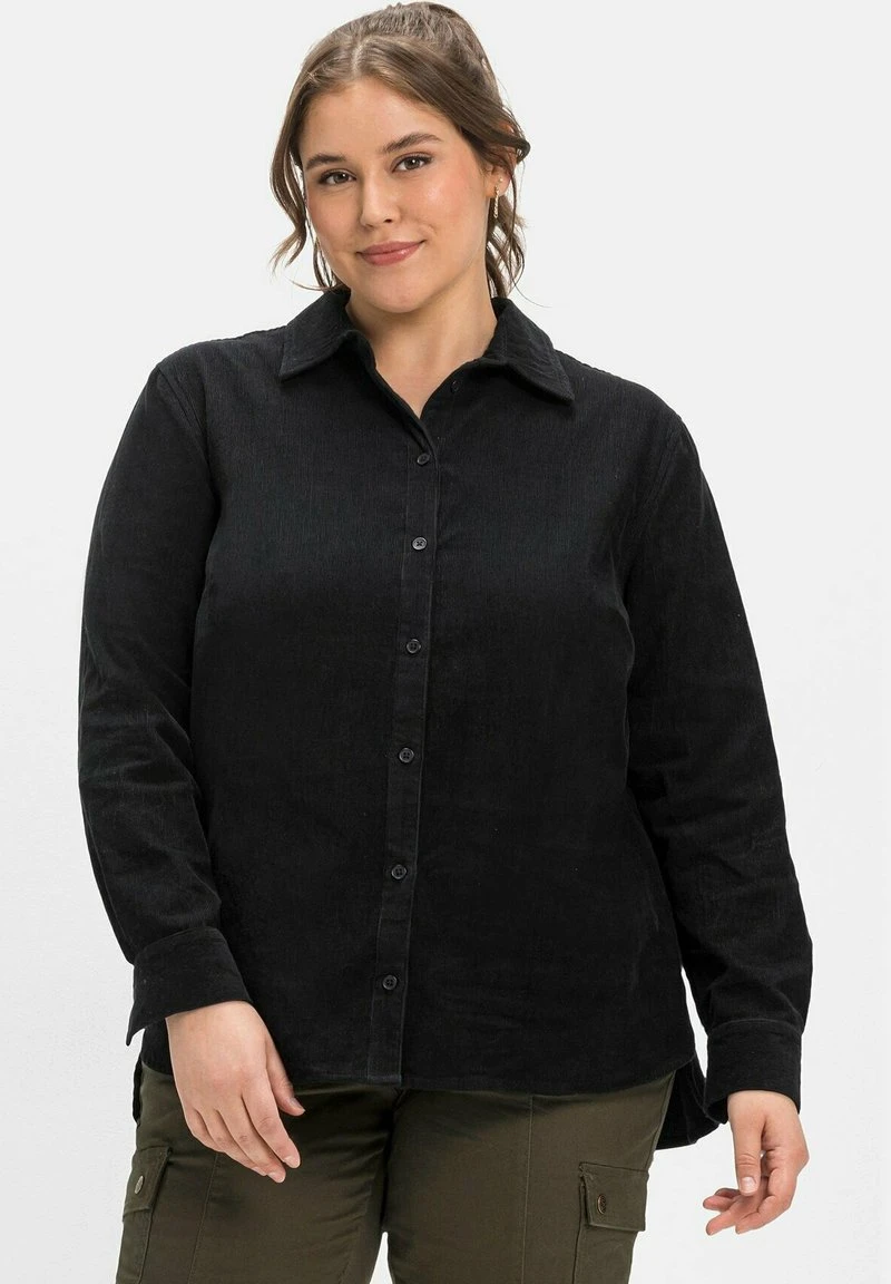 Sheego Hemdbluse - Schwarz 8 Sheego Hemdbluse - Schwarz – Bild 6