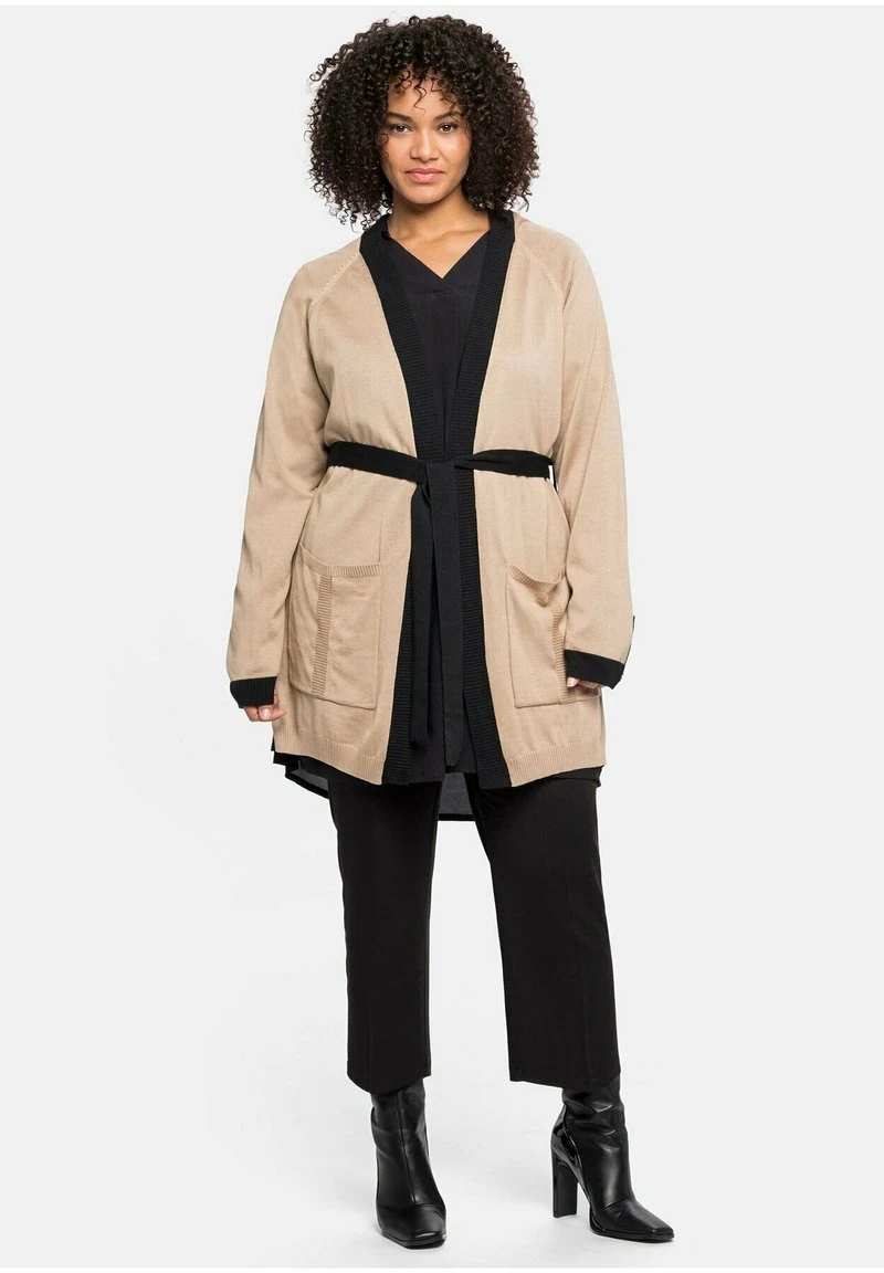 Sheego Strickjacke - Camelfarben 4 Sheego Strickjacke - Camelfarben – Bild 2