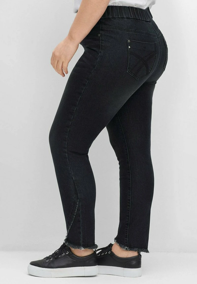 Sheego Jeans Slim Fit - Black Denim 6 Sheego Jeans Slim Fit - Black Denim – Bild 4