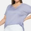 Sheego Bluse - Mittelblau 1 Sheego Bluse - Mittelblau -Sheego fc5698387d1346aea0857b325ae573e8