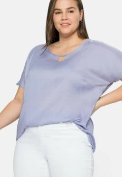 Sheego Bluse - Mittelblau