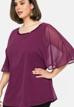 Sheego Bluse - Beere -Sheego fc590ceeae5d4cdf943b2a780c952ef0