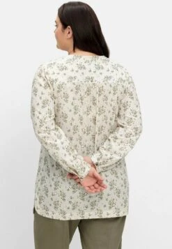 Sheego Tunika - Weiß Gemustert -Sheego fc96c93b19534d0abe89ec0b53088e7e