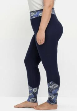 Sheego Leggings - Hosen - Marine Gemustert 11 Sheego Leggings - Hosen - Marine Gemustert -Sheego fcc5f5d841db4014a8c3df9984433f5d