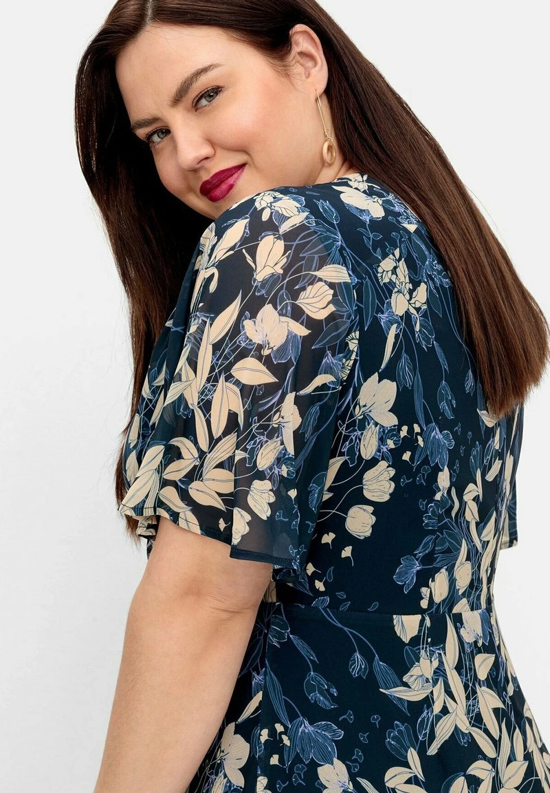 Sheego Freizeitkleid - Nachtblau Gemustert 5 Sheego Freizeitkleid - Nachtblau Gemustert – Bild 3