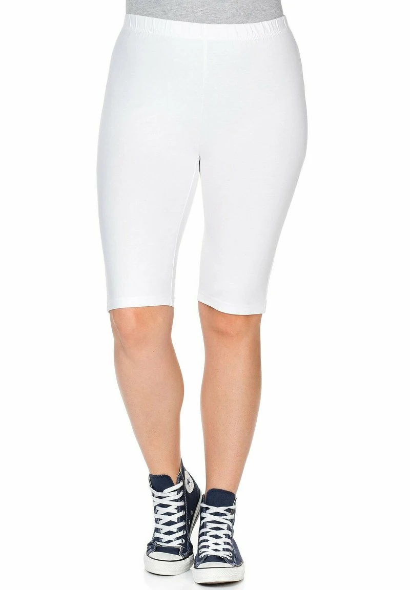 Sheego Kurze Sporthose - Weiß 3 Sheego Kurze Sporthose - Weiß