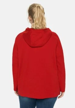 Sheego Kapuzenpullover - Karminrot -Sheego fd8b617ff6b0448e92a16dcb80d9ee8f