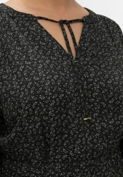 Sheego Maxikleid - Schwarz Gemustert -Sheego fd9010ba1ed942c58c641b4f6fe4fe39