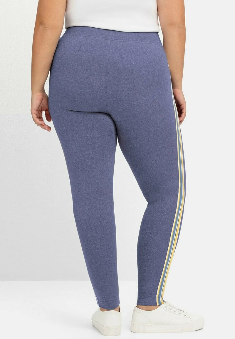 Sheego Leggings - Hosen - Blau Meliert 4 Sheego Leggings - Hosen - Blau Meliert – Bild 2