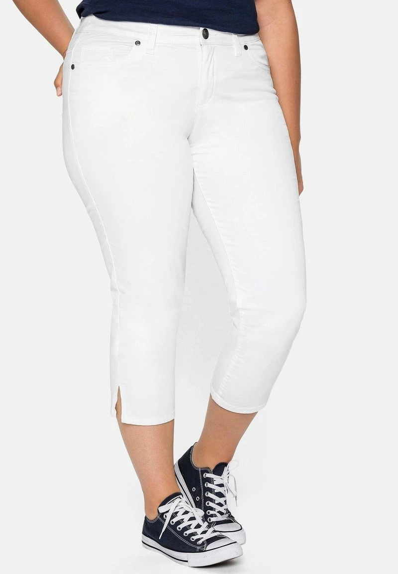 Sheego Jeans Slim Fit - Weiß 3 Sheego Jeans Slim Fit - Weiß