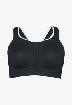 Sheego Sport BH - Grau-weiß -Sheego ffeb231aae9f4c21a7883a71c54bb01a